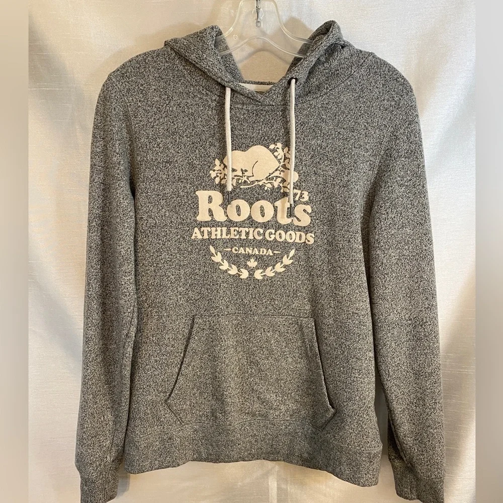 Roots 73 Salt and Pepper  Kanga Pull Over Hoodie Adult Med - Picture 9 of 9